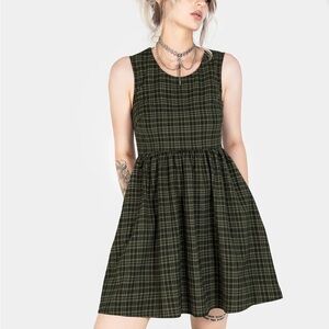 Disturbia Sabine smock dress skater us 12